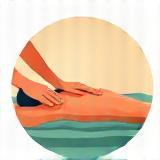 Illustration massage relaxation